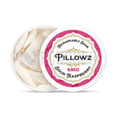 Open Box Sour Raspberry Pillowz Nicotine Pouches 6mg